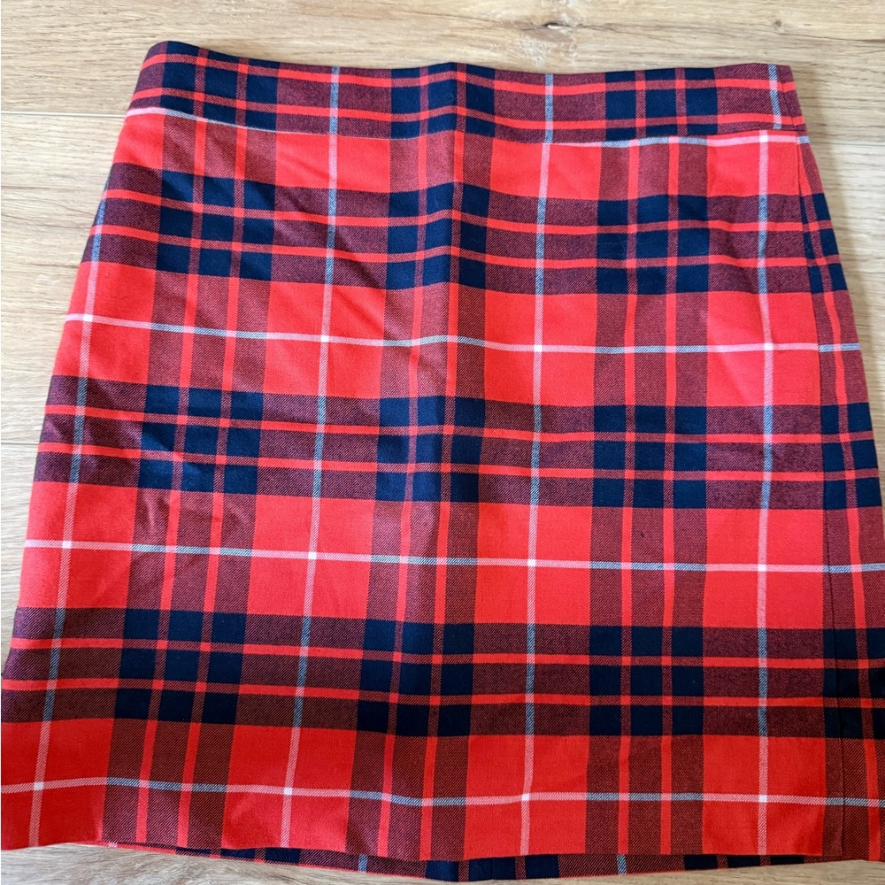 Jcrew plaid skirt